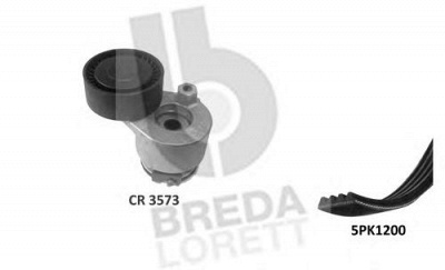 BREDA LORETT kca0049 -  Поликлиновой ременный комплект
